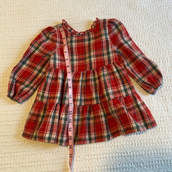 Girls Christmas Outfits Dress Shirt Bundle Size 12M - Picture 7 of 16